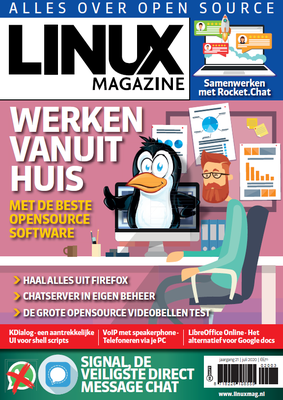 Linux Magazine 3 jaargang 21, over thuiswerken